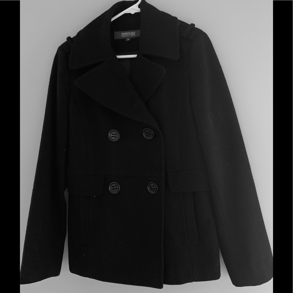 Kenneth Cole womens double breasted wool coat
